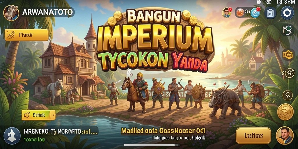 Tampilan gameplay ARWANATOTO yang seru dan mengasyikkan.