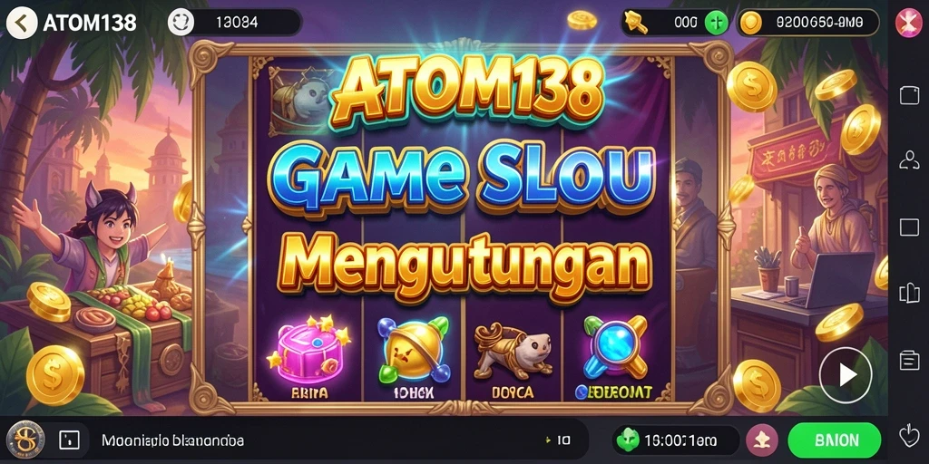 Screenshot gameplay ATOM138 yang menunjukkan aksi Slot yang mendebarkan.