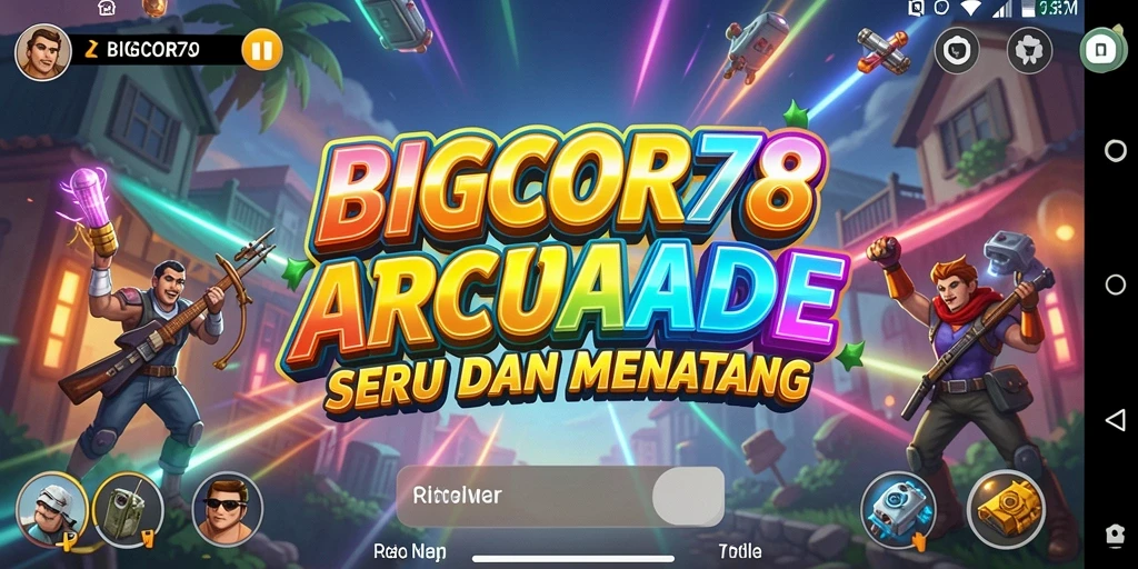 Tampilan gameplay seru dan menantang dari BIGCOR78.