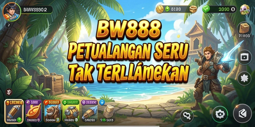 Tampilan gameplay BW888 yang penuh aksi dan eksplorasi.
