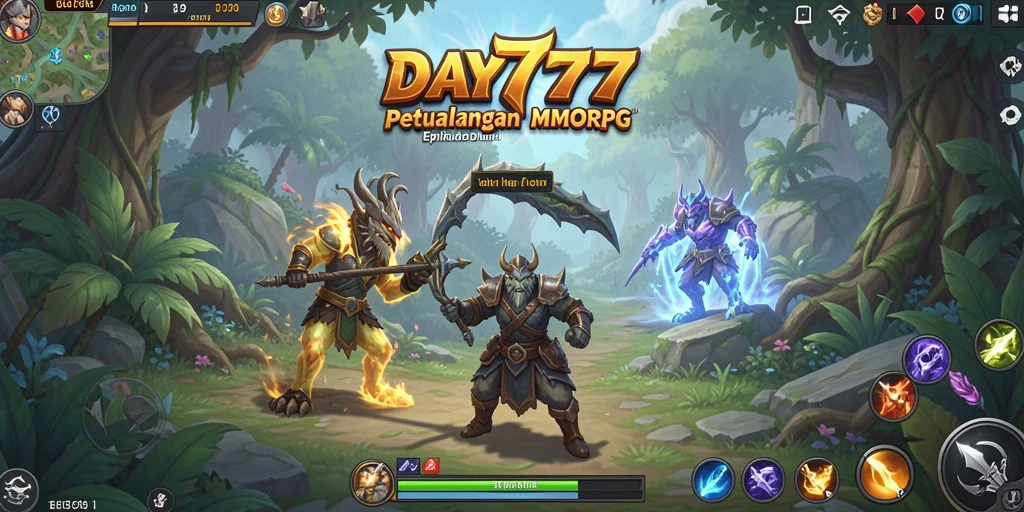 Screenshot gameplay yang menggambarkan petualangan mendebarkan di <strong>DAY777</strong>.