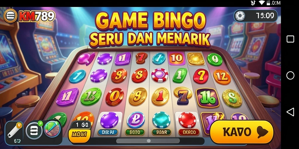 Screenshot gameplay Bingo menunjukkan keseruan bermain dengan banyak pemain.