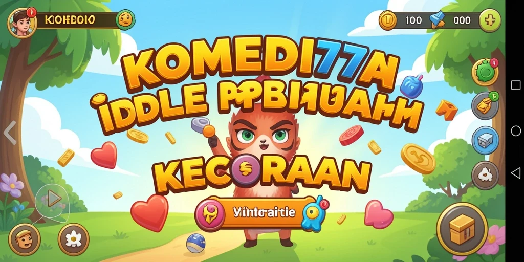 Tampilan gameplay KOMEDI77 yang menghibur dan santai.