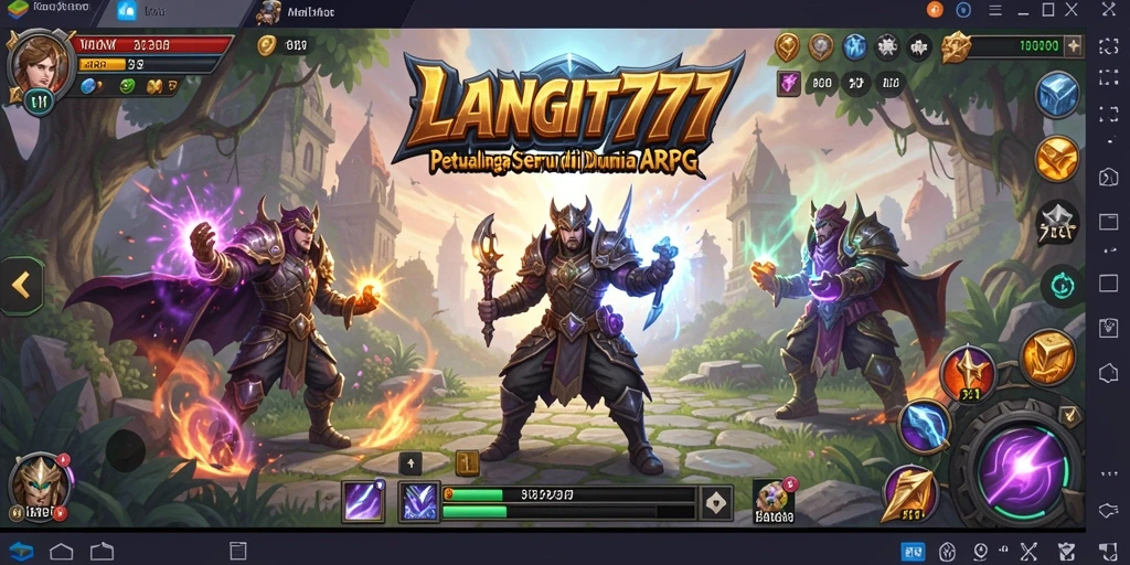 Tampilan menarik dari gameplay LANGIT777 yang mendebarkan di dunia ARPG.