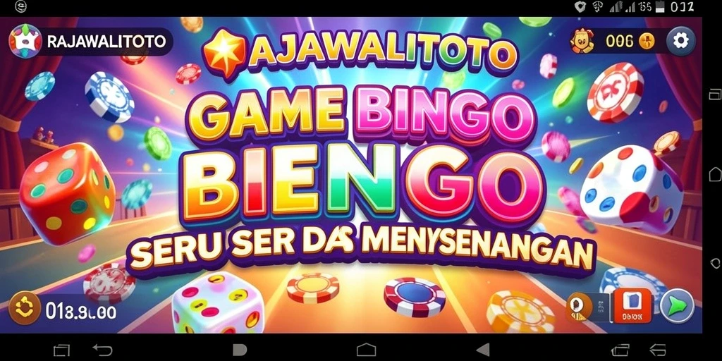 Screenshot gameplay RAJAWALITOTO menampilkan keseruan permainan Bingo.