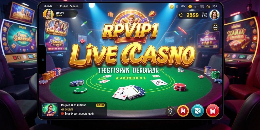 Tampilan gameplay Live Casino yang menarik di RPVIP1