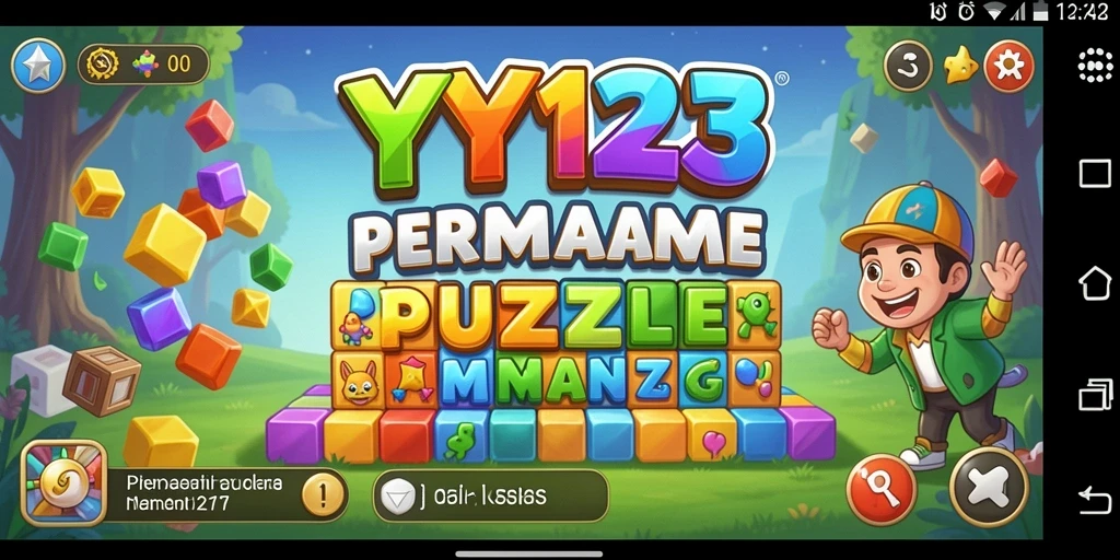 Tampilan gameplay YY123 yang menarik dengan berbagai puzzle menantang.